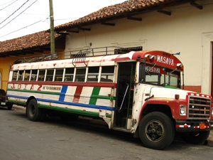 bus in Nicaragua